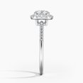 thumbnail image 2 of Oryn Jewel 1.7 Ct Lab Created Diamond Ring - 14K White Gold Over Princess Cut Solitaire Engagement Ring for Women - Hidden Diamond Feature - Beautiful Gift for Her - Perfect for Cherishing Love, 2 of 5