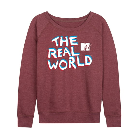 MTV - The Real World Logo - Women's Lightweight French Terry Long Sleeve Shirt