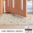 thumbnail image 3 of Multicolor Ethnic Floral Pattern Door Rugs,Washable Non Slip Door Mats Indoor,Decorative Door Mats,Entry Mat Indoor for Entrance,Bedroom,Kitchen,Bathroom,17"x30", 3 of 6
