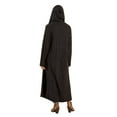 thumbnail image 2 of Langwyqu Autumn Winter Long Open Front Cardigan Knit Ankle Length Hooded Sweater With Pocket, 2 of 4
