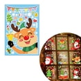 thumbnail image 5 of Calcomanía de pared navideña, Papá Noel, muñeco de nieve, árbol de Navidad, alce, calcomanías estáticas para ventanas, calcomanías de pared de Año Nuevo, calcomanías de vidrio, suministros para fiesta, 5 of 5