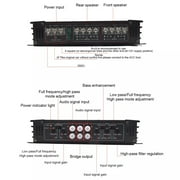 ASKITO 4 Channel 5800W Car Truck Amplifier Stereo Audio Amp Speaker System Device