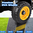 thumbnail image 4 of TOKTOO 24V Powered Ride on Tractor Max 4.3Mph w/ EVA Tires, Tippable Trailer, Remote Control, Tractor Ride on Toy for Kids-Pink, 4 of 9