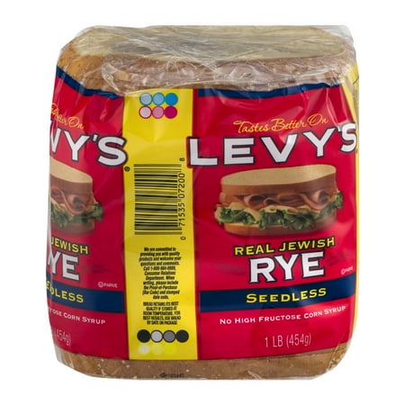 Levy's Real Jewish Rye Seedless, 1.0 LB
