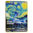 thumbnail image 1 of Card Metal Pokémon Letters Mewtwo Gx Pikachu Charizard Vmax Genga Arceus Golden Iron Playing Cards Anime Games Kids Toys, 1 of 5
