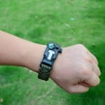 thumbnail image 6 of LANFENG Bracelet, 5 in 1 New 7 Core Paracord Emergency Sports Wristband Gear Kit Waterproof Compass, Rescue Whistle, Fire Starter Multi-Tool, 6 of 8