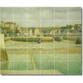 thumbnail image 1 of Ceramic Tile Mural-Georges Seurat Waterfront Painting 199. 25.5" w x 21.25" h using (30) 4.25 x 4.25 ceramic tiles, 1 of 3