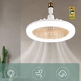 thumbnail image 3 of Ventiladores de Techo con Luces,Luz de Ventilador de Techo con control remoto de luces,Lámpara de Ventilador LED E27 para habitación de Dormitorio Sunnimix Luz de ventilador de techo, 3 of 7