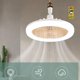 thumbnail image 3 of Ventiladores de Techo con Luces,Luz de Ventilador de Techo con control remoto de luces,Lámpara de Ventilador LED E27 para habitación de Dormitorio Sunnimix Luz de ventilador de techo, 3 of 7