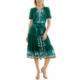 thumbnail image 4 of Nanette Nanette Lepore Womens Tie Waist Shirtdress, 4 of 6
