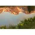 thumbnail image 2 of Jaynes Gallery 32x23 White Modern Wood Framed Museum Art Print Titled - Colorado-Rock Mountain National Park Mountain reflection in Sprague Lake, 2 of 4