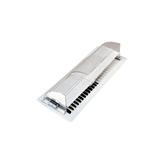 Deflect-O Jordan 4 in. H X 9-1/5 in. W 1-Way Clear Plastic Air Deflector