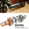 thumbnail image 3 of Motorcycle Shock Absorber 400lb Damping Spring for 125mm Hole Pitch Mini Scooter, 3 of 5