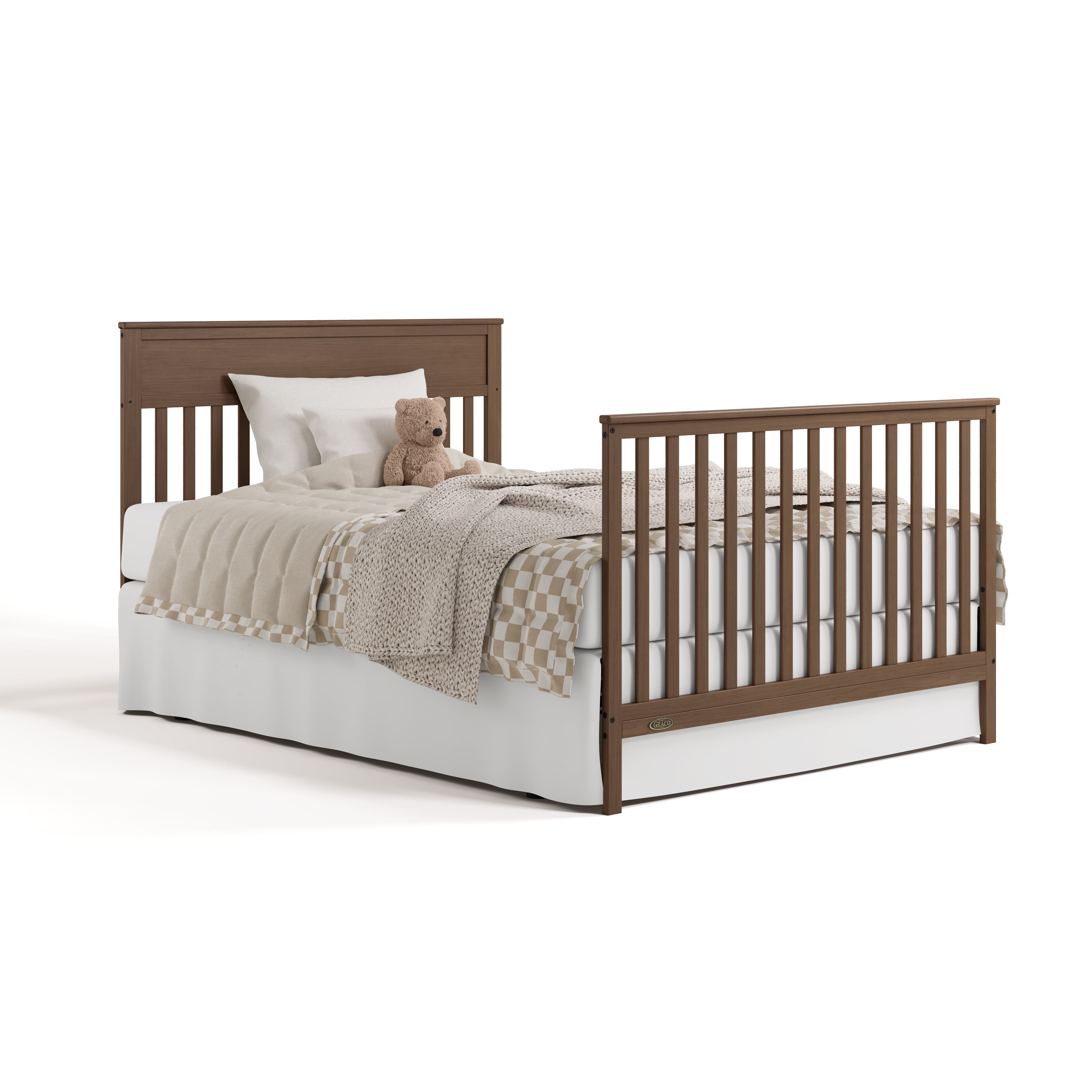 Graco Shiloh Convertible Baby Crib with Drawer, Hazelnut