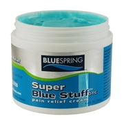 Blue Spring Super Blue Stuff: Natural Pain Relief Cream with Emu Oil - Anti Inflammatory Analgesic Cream for Back, Neck, Knee, Joint, Muscle and Arthritis Pain Relief - 4 Fl Oz Jar, 6 Pack