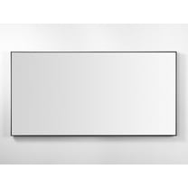 Bathroom Mirror Boffi 55" Matte Black Modern Style