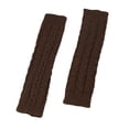 thumbnail image 3 of Winter Women Arm Warmers Long Fingerless Gloves for Women Mittens Knit Wrist Warmers with Thumb Hole Warm Sleeves Coffee One Size, 3 of 3