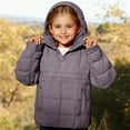 thumbnail image 4 of KAUOD Boys Girls Lightweight Puffer Windbreker Jackets Quilted Windproof Pullover Hooded Coats Kids Winter Walking Outwear, 4 of 6