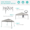 thumbnail image 2 of Carpa con toldo Best Choice Products de 10 x 10 pies con botón para pulsar 1 botón, 2 of 9