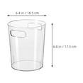 thumbnail image 2 of OUNONA Small Trash Can with Handle 2pcs Kitchen Compost Bin Under Sink Waste Basket Desktop Garbage Bin, 2 of 8