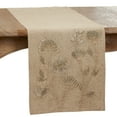 thumbnail image 2 of Saro Lifestyle Stone Washed Floral Table Runner, 2 of 4