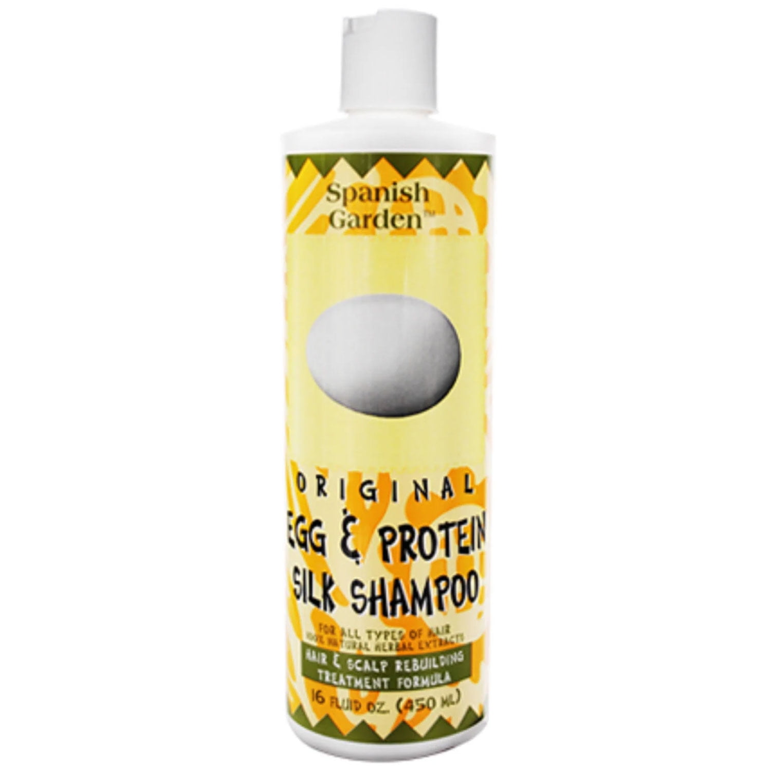Spanish Garden Egg Protein Silk Shampoo 16 Oz.,Pack of 3