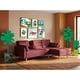 thumbnail image 1 of Sala Modular Reversible De Lino Rojo Modelo Carlton, 1 of 13