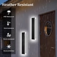 thumbnail image 4 of Melucee 2 Pack 24in Modern LED Outdoor Light,Outdoor Garage Sconces Wall Lighting IP65 Waterproof Exterior Wall Mount Lighting, 4 of 6