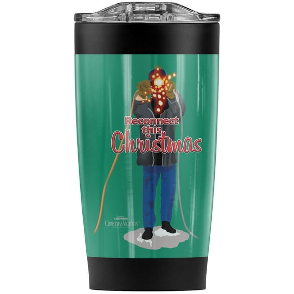 Christmas Vacation/Reconnect Stainless Steel Tumbler 20 oz Coffee Travel Mug/Cup, Vacuum Insulated & Double Wall with Leakproof Sliding Lid | Great for Hot Drinks and Cold Beverages