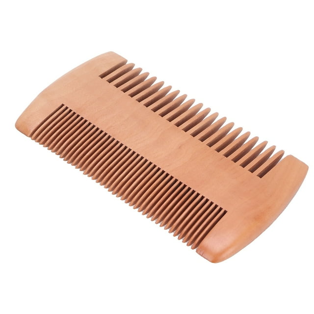 Mustache Comb, Anti-Static Double-sided Combs Portable Beard Comb Composite Wood Material for Beards for Hair Combing