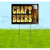 Craft Beers (18 x 24 ) Yard Sign Includes M… product image