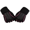thumbnail image 4 of Guantes de medio dedo para Fitness, protector de muñeca largo para hombre, ciclismo deportivo al aire libre, equipo de ventilación para levantamiento de pesas, deportes con mancuernas, 4 of 5