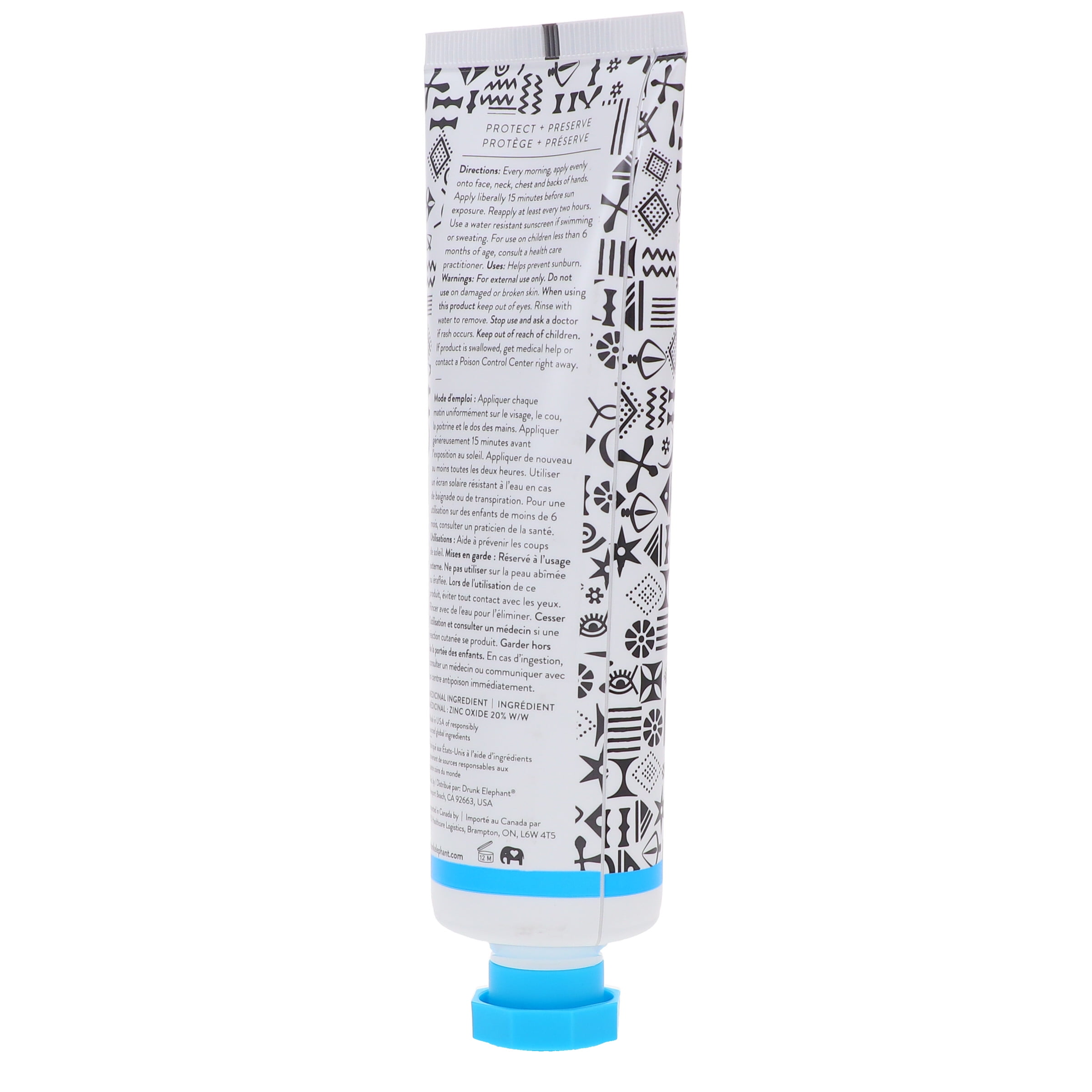 Drunk Elephant Umbra Sheer Physical Daily Defense SPF 30 3 oz