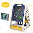 thumbnail image 7 of Infans Costzon 3-in-1 Kids Art Easel Double-Sided Tabletop Easel w/Art Accessories Blue, 7 of 7