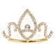 thumbnail image 2 of para Niñas con Accesorios para El Cabello de Princesa para Niñas de Flores Oro Soledad Princesa Tiara Crown con peine, 2 of 10