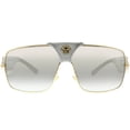 thumbnail image 2 of Versace Squared Baroque VE 2207QA Metal Unisex Square Sunglasses Gold White 38mm Adult, 2 of 3