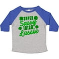 thumbnail image 3 of Inktastic Super Sassy Irish Lassy with Green 4 Leaf Clovers Boys or Girls Toddler T-Shirt, 3 of 5