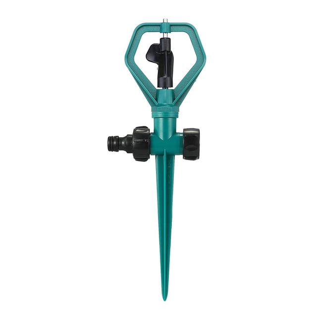 PEONAVET Impulse Sprinkler Rotating Impulse Sprinkler Garden Grass Watering System Water Hose Spray