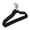 Black, variant on Red 10 Piece Set Velvet Non Slip Hangers Thin Space Saving Clothes Hangers For Dresses And Coats