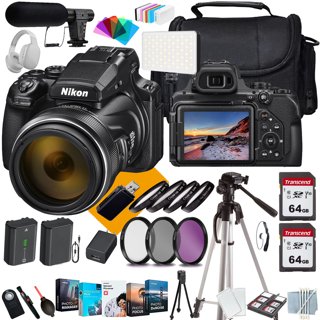 Nikon COOLPIX P1000 Digital Camera + Spider Tripod + Case - 16GB Bundle 