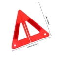 thumbnail image 2 of HINTRMENT Triangle Réfléchissant pour Voiture d'Urgence avec Design Pliable Pratique et Matériau PVC Durable Couleur Rouge, 2 of 8