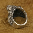 thumbnail image 6 of 925 Sterling Silver Roaring Lion Ring Biker Punk Jewelry TA385 Middle Model US Size 10.5, 6 of 17