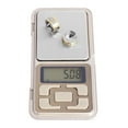 thumbnail image 5 of G23 Titanium Hoop Hinged Earrings for Sensitive Ears, Hypoallergenic CZ Huggies Earrings for Men and Women, 5 of 6
