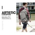 thumbnail image 3 of Jumpingount Bolsa de baloncesto duradera, impermeable y desmontable, bolsa de malla incluida, con compartimento para zapatos Mochilas negro, 3 of 6