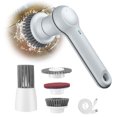 thumbnail image 1 of Tignapoo Cordless Electric Spin Scrubber with 4 Interchangeable Heads for Bathroom, Kitchen, Tiles, and More - LED Light Included, 1 of 6