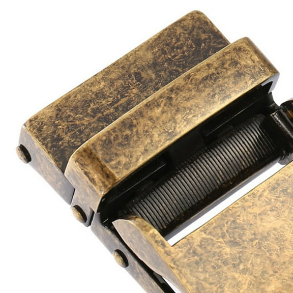 LOLIPPYY 2-Pack Men's Alloy Belt Buckles in Brown for Style Change and Use