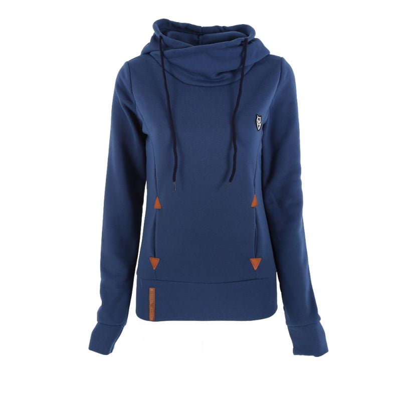 flower embroidered hoodie