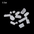 thumbnail image 3 of Unique Bargains 65 Pcs Capuchon de Conduit de Port d'Ordinateur Portable 13 Types de Prises Capuchon pour Portable Ordinateur Portable PC Ordinateur, USB/VGA/Prises Audio/SD, Transparent, 3 of 7