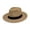 Brown, variant on Lispipm Men and Women Sun Hat Short Brim Classic Summer Beach Cap Unisex Outdoor Jazz Hats for Vacation Woven Breathable Caps Beige M