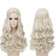 thumbnail image 1 of QNPQYX- Nuevas pelucas de cosplay de Alicia en el pa&iacute;s de las maravillas 2 para mujer, con espejo en la reina blanca, peluca rubia larga y ondulada, 1 of 6